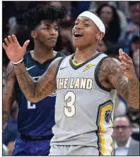  ?? AP/PHELAN M. EBENHACK ?? Guard Isaiah Thomas
was traded Thursday by the Cleveland Cavaliers, who sent him to the Los Angeles Lakers in exchange for guard Jordan Clarkson and forward Larry Nance Jr.