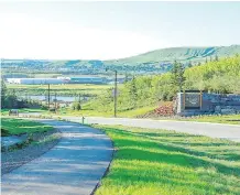  ??  ?? The “unique” location is a key factor in Tamani Communitie­s’ Riversong in Cochrane’s win, says company vice-president Cam Hart.