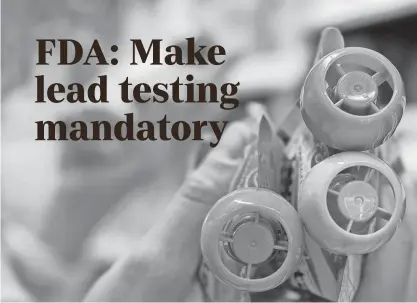  ?? GETTY IMAGES ?? Robert Califf, the FDA chairman, said to prevent harmful chemicals and metals from being in children’s food, the manufactur­ers have to start testing its products like the drug industry.