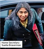  ?? ?? Home Secretary Suella Braverman