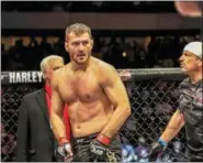  ?? TIM PHILLIS - THE NEWS-HERALD ?? Stipe Miocic at UFC 211 on May 13 in Dallas.