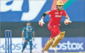  ?? BCCI ?? Shikhar Dhawan hit an unbeaten 62 off 53 balls to help Punjab Kings beat table toppers Gujarat Titans on Tuesday.