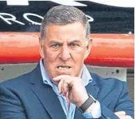  ?? ?? Dundee head coach Mark Mcghee