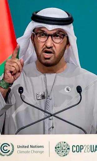  ?? El Sultán Ahmed Al Jaber. ??