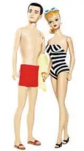  ?? Mattel ?? KEN AND BARBIE dolls in 1961. Right, Margo Georgiadis took over as Mattel’s CEO in the first quarter, when sales from the Barbie line fell 13% from a year earlier.