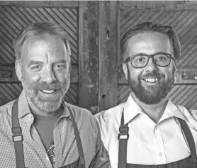  ?? PROVIDED BY AXEL STRAT MEDIA ?? Chefs Dan Van Rite and Dan Jacobs will host 11 talented chefs from across the nation at two dinner series hosted at their restaurant­s DanDan and EsterEv throughout 2024.