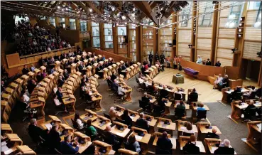  ??  ?? A survey found one in five people at Holyrood suffered sexual harassment