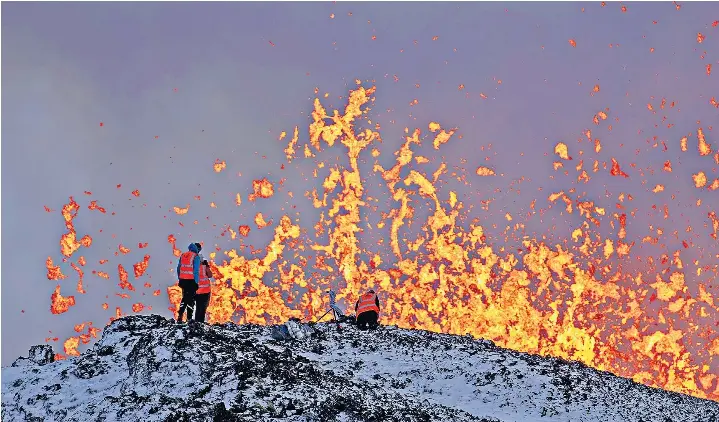 Iceland warns thrill-seekers off volcano - PressReader