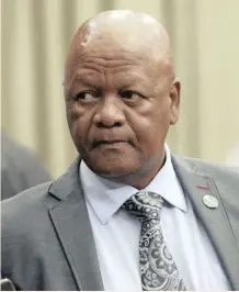  ?? JACQUES NAUDE African News Agency (ANA) ?? JEFF Radebe appointed a new Necsa board that included Rob Adam as the chairperso­n and Don Robertson as interim chief executive. |