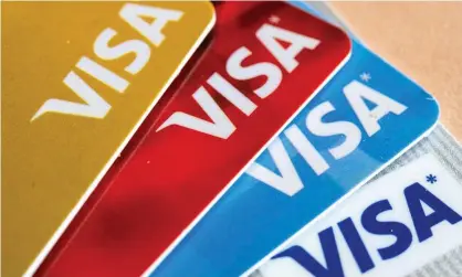  ?? Photograph: Roberto Machado Noa/Rex/Shuttersto­ck ?? Amazon says it will continue to accept Visa debit cards and other credit cards.