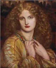  ??  ?? Left: ‘Elizabeth Siddal’ (about 1854)
by Dante Gabriel Rossetti. Below: ‘The Flaming Heart’ (about 1863), featuring Annie Miller, attributed to
Charles Fairfax Murray, after Dante
Gabriel Rossetti