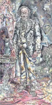  ??  ?? THE 10-year challenge brings to mind Ivan Albright’s The Picture of Dorian Gray, 1943-44. | THE ART INSTITUTE OF CHICAGO