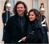  ??  ?? LEFT: Tina, a big star in France, and partner Vincent Mancini attend a dinner in Paris with the French President in 2016.