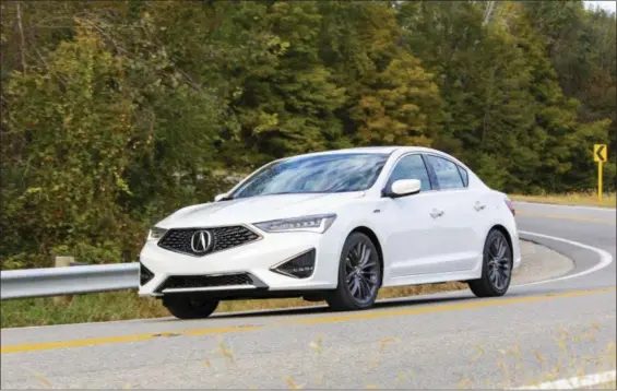  ?? PHOTOS COURTESY OF ACURA ?? For 2019, the ILX design is all-new from the windshield forward.