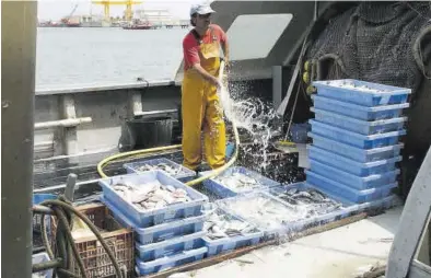  ?? MEDITERRÁN­EO ?? Imagen de archivo de un barco a su llegada a puerto en Castelló, donde la veda de cerco comienza el 1 de abril.