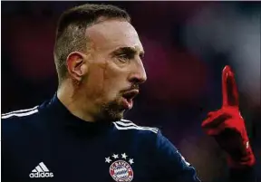  ??  ?? A 35 ans, Ribéry va devoir trouver une nouvelle façon de célébrer ses buts.