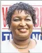  ?? Grace Lee & Marjan Safinia PBS ?? STACEY ABRAMS ina new episode of “POV.”