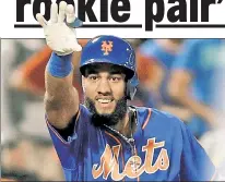  ?? Paul J. Bereswill ?? GROWING PAINS: The Mets still have a lot to look forward to as Amed Rosario, who homered Tuesday, adjusts to the high level of play in the big leagues.