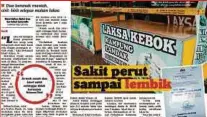  ??  ?? LAPORAN Harian Metro 10 Oktober lalu.