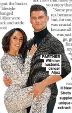  ?? ?? PARTNER
With her husband,
dancer
Aljaz