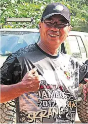  ??  ?? Sakta president Taip Sobeng says, ‘These 4X4 trips are an opportunit­y to develop unique tourism products for Sarawak.’