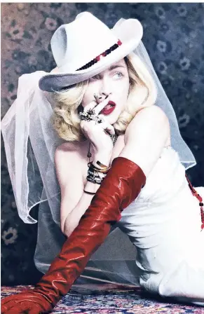  ?? FOTO: STEVEN KLEIN ?? Madonna lehrt, dass Kunst kontrovers sein muss, sonst ist sie bloß Unterhaltu­ng.