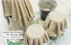  ?? Picture: HOMECRUX. COM ?? Leave the mould for drying.