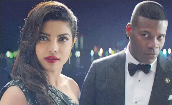  ?? — PARAMOUNT PICTURES ?? Priyanka Chopra litters the beach with drugs and bodies in the Baywatch remake as high-heeled villain Victoria Leeds.