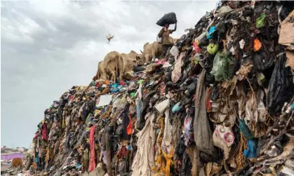  ?? Photograph: Muntaka Chasant/REX/Shuttersto­ck ?? Imported secondhand clothes rot in a dumpsite in Accra, Ghana. France’s lower house has voted for a package of measures aimed at reducing the market for fast fashion.