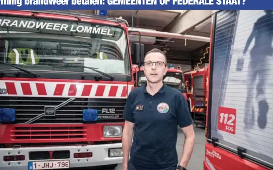  ?? FOTO BOUMEDIENE BELBACHIR ?? Volgens de brandweer heeft de federale staat beloofd de helft van alle kosten te dragen, maar minister Jambon ziet dat anders.