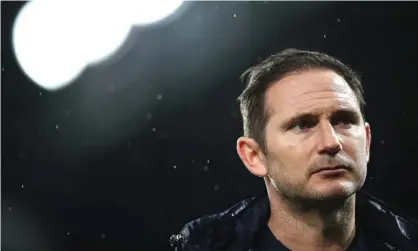  ?? ?? Frank Lampard takes his Everton side to Tottenham on Monday evening. Photograph: Robbie Jay Barratt/AMA/Getty Images