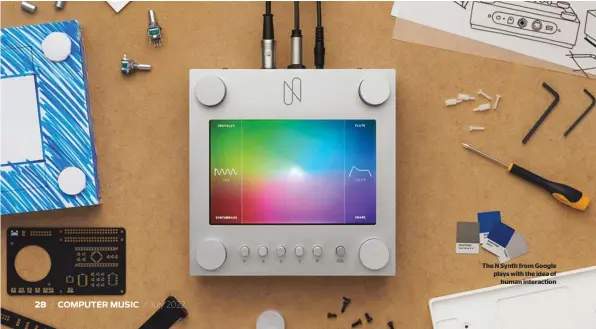  ?? ?? The N Synth from Google plays with the idea of human interactio­n