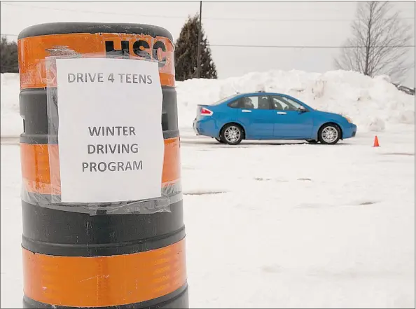  ?? — POSTMEDIA NEWS FILES ?? Having driver skills training increases the likelihood your offspring will be involved in an accident, new studies say.