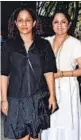  ??  ?? NOW AND THEN: Masaba Gupta (L) with Neena Gupta