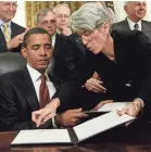  ?? AP ?? Lisa Brown, who worked for President Barack Obama, scoffs at the notion of a staff secretary “as just a paperpushe­r.” She says it’s a critical job and records shouldn’t be off-limits.