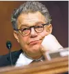  ?? ERIC THAYER/NEW YORK TIMES FILE PHOTO ?? A growing outcry over sexual harassment reached the Senate on Thursday, when a radio newscaster accused Al Franken of kissing and groping her in 2006, before he was a senator.