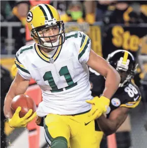  ?? MARK HOFFMAN / MILWAUKEE JOURNAL SENTINEL ?? ackers wide receiver Trevor Davis ranked third in the NFL with 12 yards per punt return last season.