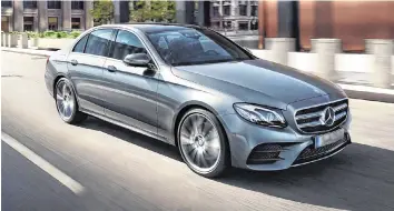  ??  ?? Stick with the Merc: why buying a fresh E-Class Mercedes early in the new year makes lots of sense