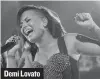  ??  ?? Demi Lovato