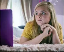  ?? LINDA KALLERUS — A24 VIA ASSOCIATED PRESS ?? Elsie Fisher in a scene from “Eighth Grade.”