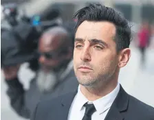  ?? STEVE RUSSELL TORONTO STAR ?? Jacob Hoggard has admitted to having a “sexual encounter” with the two complainan­ts, but has pleaded not guilty to sexual assault and touching. His lawyer has suggested both fabricated their allegation­s.