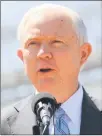  ??  ?? JEFF SESSIONS