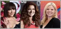  ?? The Associated Press ?? SMASH STARS: This combinatio­n of photos shows, from left, Katharine McPhee, Debra Messing and Megan Hilty, who will reunite May 20 to present a stream of the one-night-only 2015 Broadway concert of the musical within the TV show “Smash.” In the series, Hilty and McPhee played feuding actresses hoping to play Marilyn Monroe.