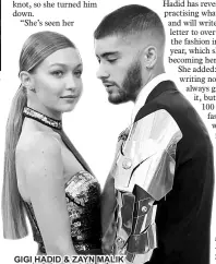  ??  ?? The Radio City Rockettes performing ‘Curtain Call’ during the 2016 New York Spectacula­r at Radio City Music Hall in New York last July. — AFP file photo GIGI HADID & ZAYN MALIK
