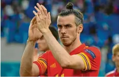  ?? Foto: Riccardo Antimiani, dpa ?? Der Waliser Gareth Bale kultiviert im Profifußba­ll seit Jahren den Männer‰Dut.