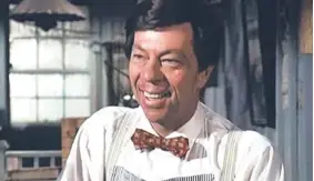  ??  ?? Joe Conley played storekeepe­r Ike Godsey in “The Waltons” in 172 episodes over nine seasons.