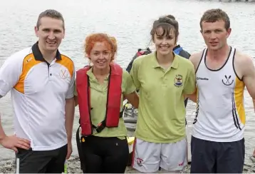  ??  ?? The 2nd class mixed winners: Shane Stafford, Sarah O’Donoghue, Mary O’Donoghue and Sean Dempsey.