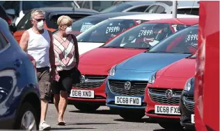  ?? ?? PLUNGING SALES: Only 20,000 new cars were registered in May