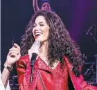  ?? Matthew Murphy ?? Christie Prades as Gloria Estefan in “On Your Feet!”