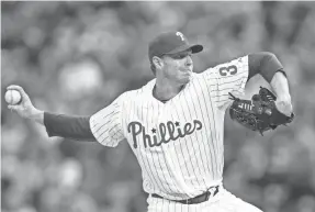  ?? HOWARD SMITH/USA TODAY SPORTS ?? Roy Halladay died in November 2017 in the crash of a plane he piloted. He is the first player elected posthumous­ly since 1973.